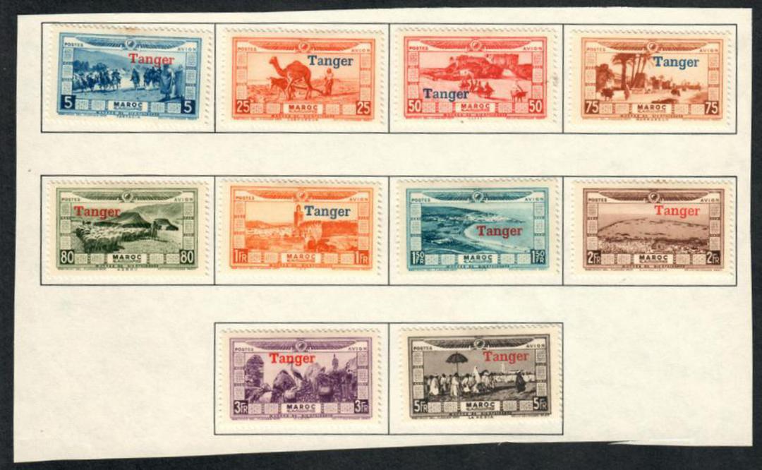 FRENCH MOROCCO 1928 Flood Relief Fund. Set of 10. - 56037 - Mint image 0