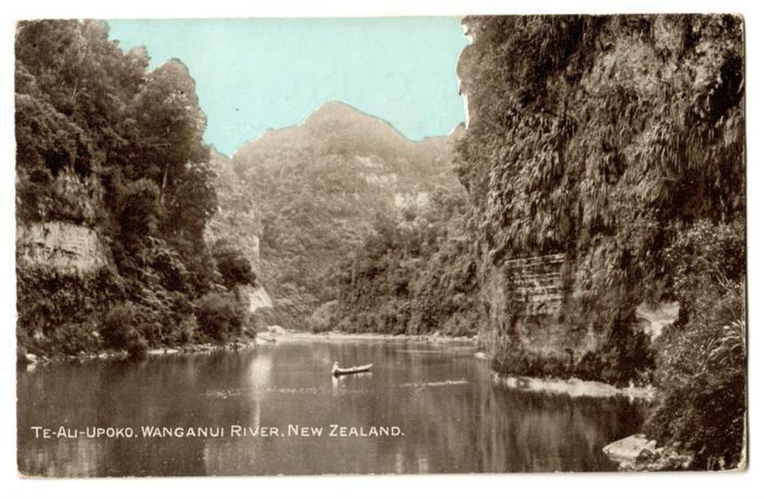 Early Undivided Postcard of Te-Au-Upoko Wanganui River. - 47145 - Postcard image 0