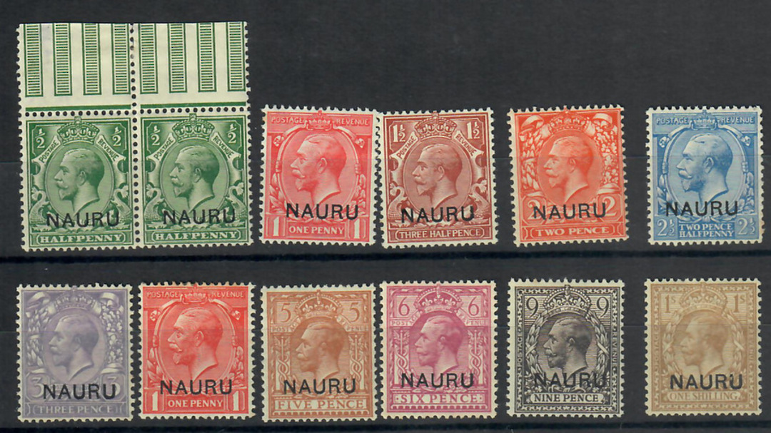 NAURU 1916 Definitives. Set of 12. - 21760 - Mint image 0