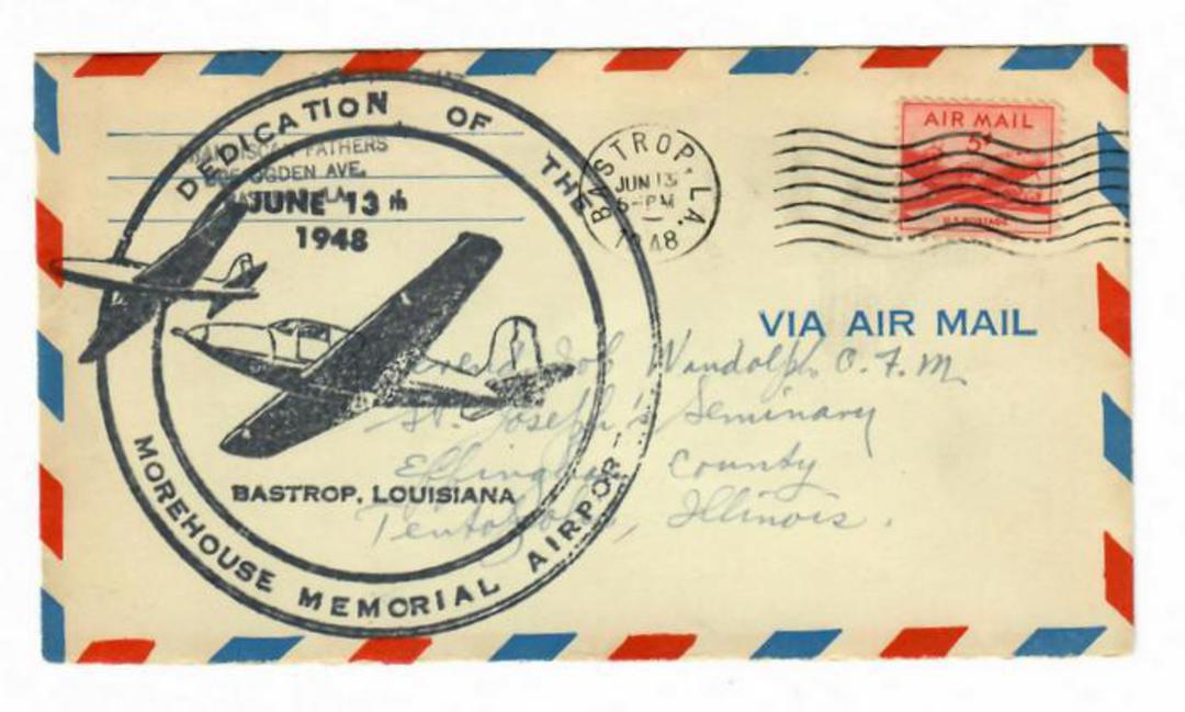USA 1948 Dedication of the Moorhouse Memorial Airport Bastrop Louisiana. image 0