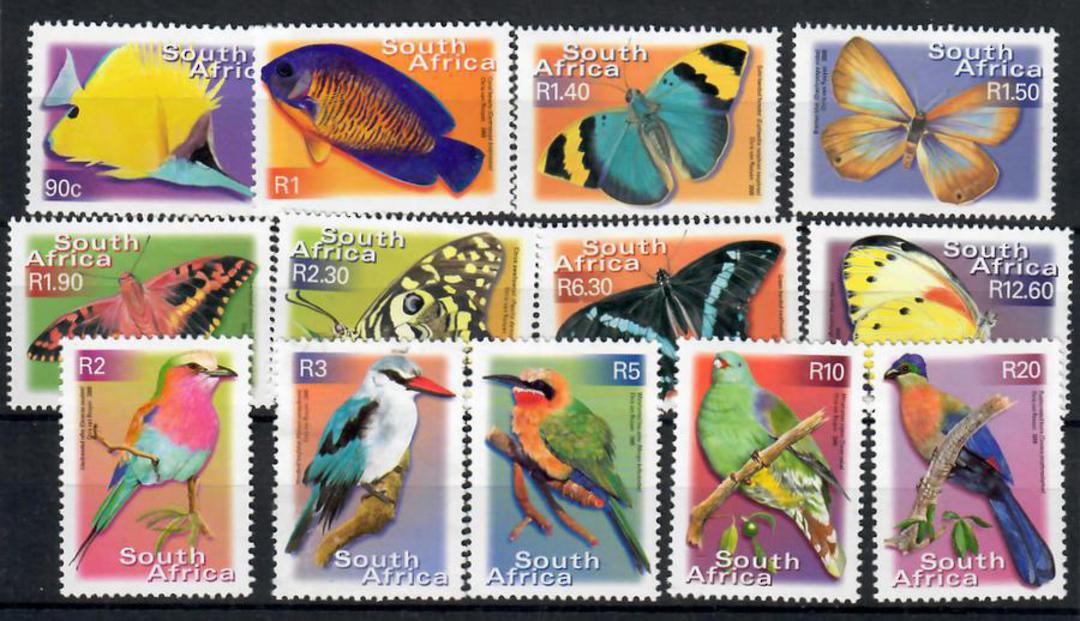SOUTH AFRICA 2000 Definitives Flora and Fauna. Set of 27 less the 5 R1.30 and the 80c. - 22463 - UHM image 0