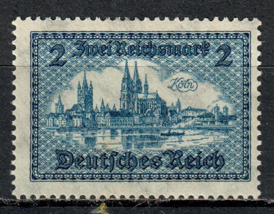 GERMANY 1930 Definitive Inscribed "Reichsmark" 2m Blue. Very lightly hinged. - 75430 - LHM image 0
