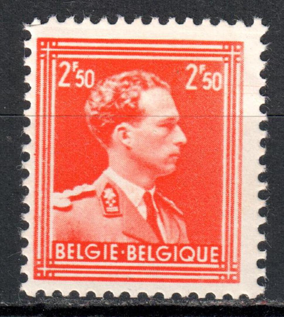 BELGIUM 1936 Definitive 2fr50 Vermilion. Very lightly hinged. - 7305 - LHM image 0