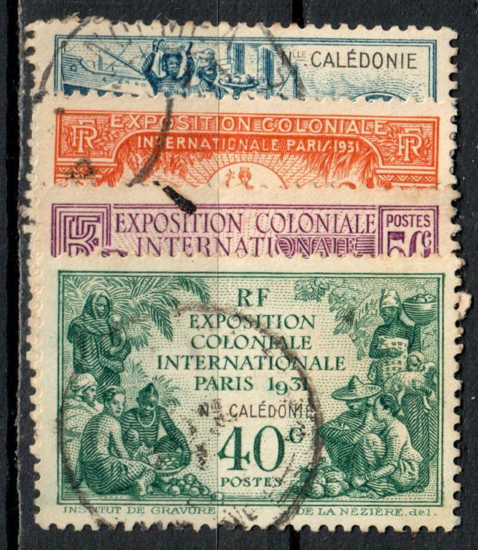 NEW CALEDONIA 1931 International Colonial Exhibition. Set of 4. - 76409 - Used image 0