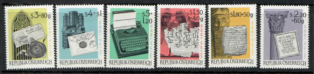 AUSTRIA 1964 WIPA International Stamp Exhibition. Second series.  Set of 6. - 25534 - UHM image 0