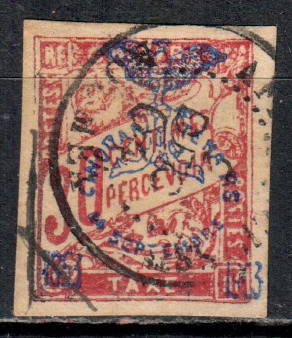 NEW CALEDONIA 1903 50th Anniversary of the French Annexation Postage Due 30c Carmine. - 74531 - VFU image 0
