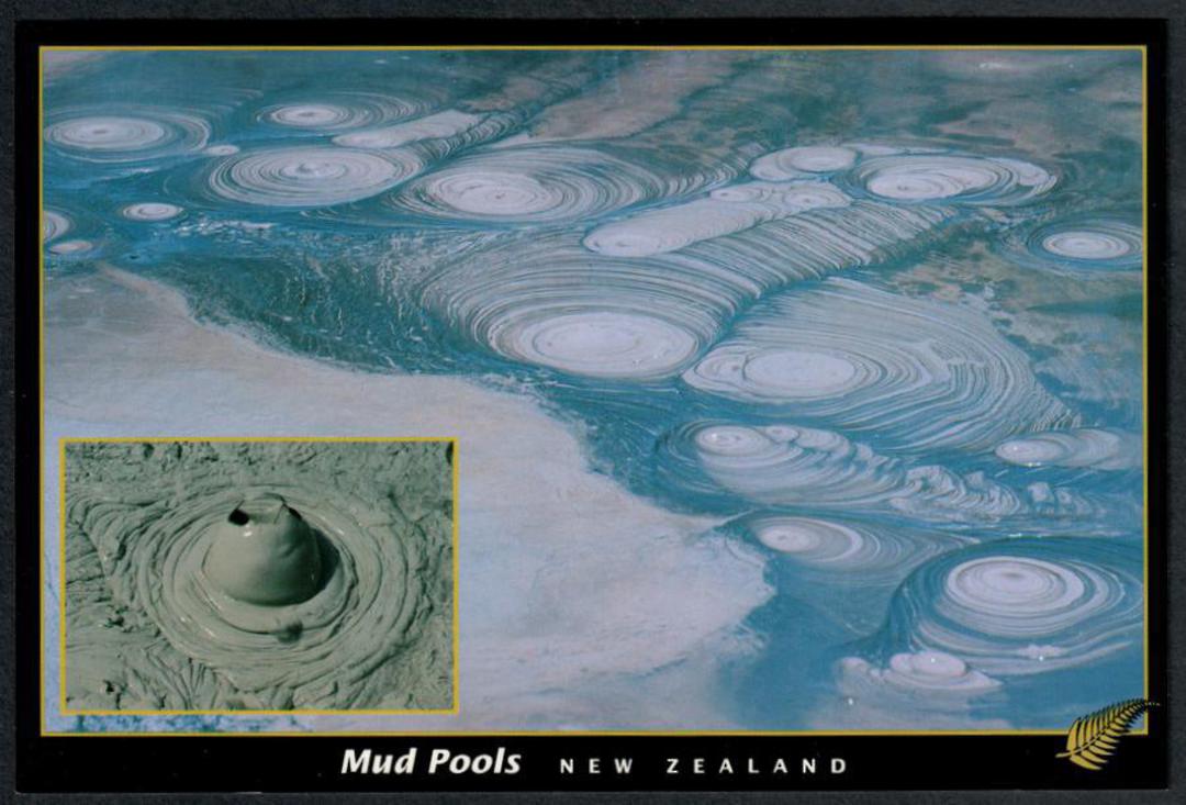 WHAKAREWAREWA Mud Pools. Modern Coloured Postcard. - 445932 - Postcard image 0