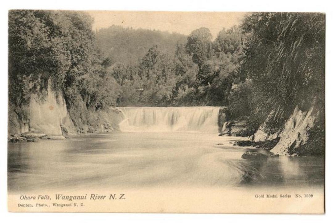 Postcard of Ohura Falls Wanganui River. - 47116 - Postcard image 0