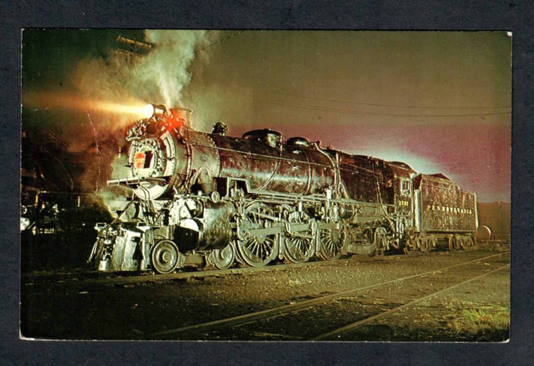 USA Pennsylvania Railroad 4-6-2 #1737. - 40554 - Postcard image 0