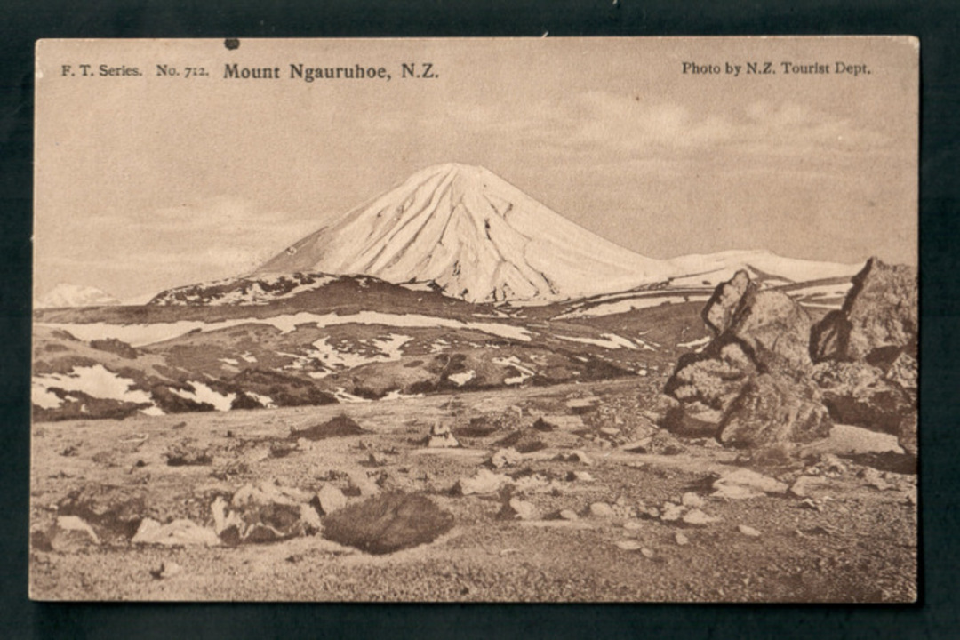 Postcard of Mount Ngauruhoe. - 46816 - Postcard image 0