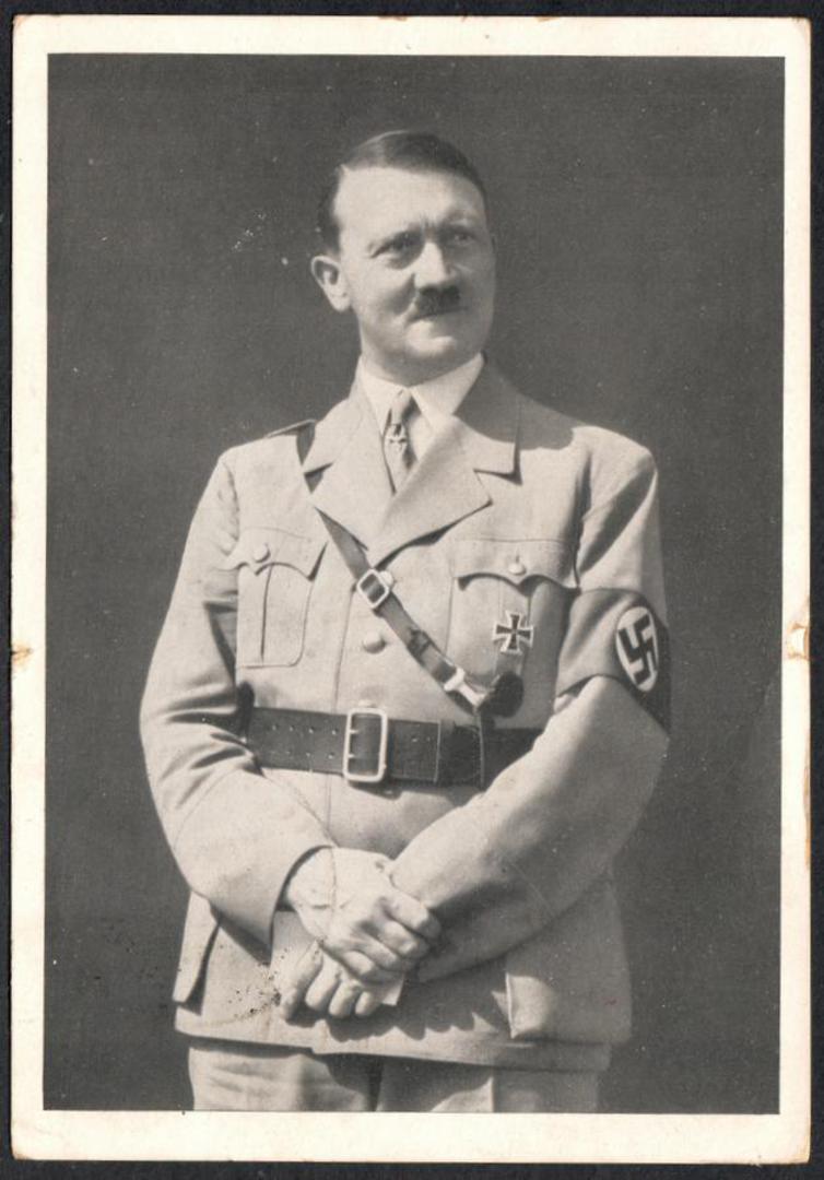 GERMANY 1938 Special postcard of Hitler with datestamp for his visit to Nurnberg. - 33609 - PostalHist image 0