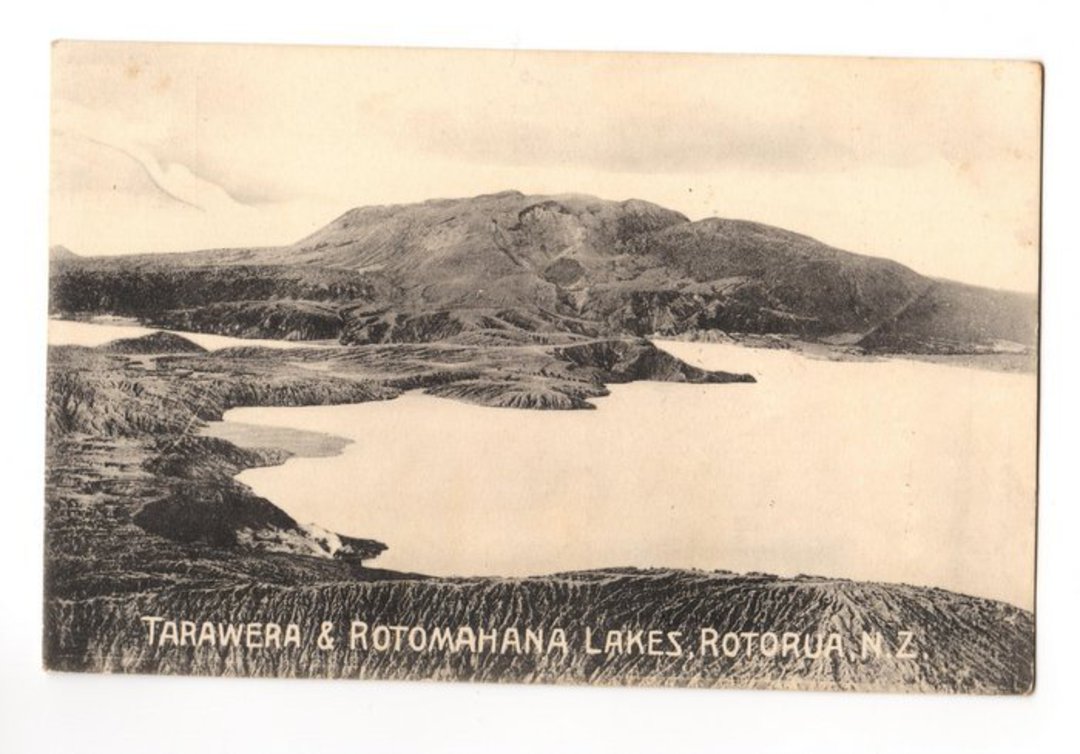 Postcard of Lakes Tarawera and Rotomahana. - 46271 - Postcard image 0