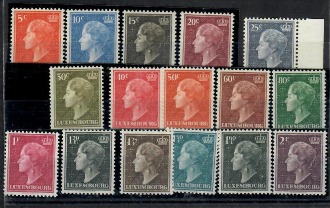 LUXEMBOURG 1948 Definitives. Set of 23. - 23738 - UHM image 0
