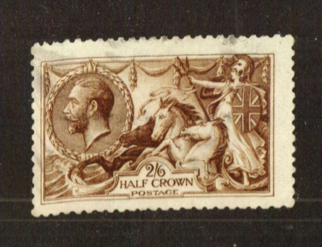 GREAT BRITAIN 1915 George 5th 2/6 Sepia (seal brown). - 70789 - FU image 0