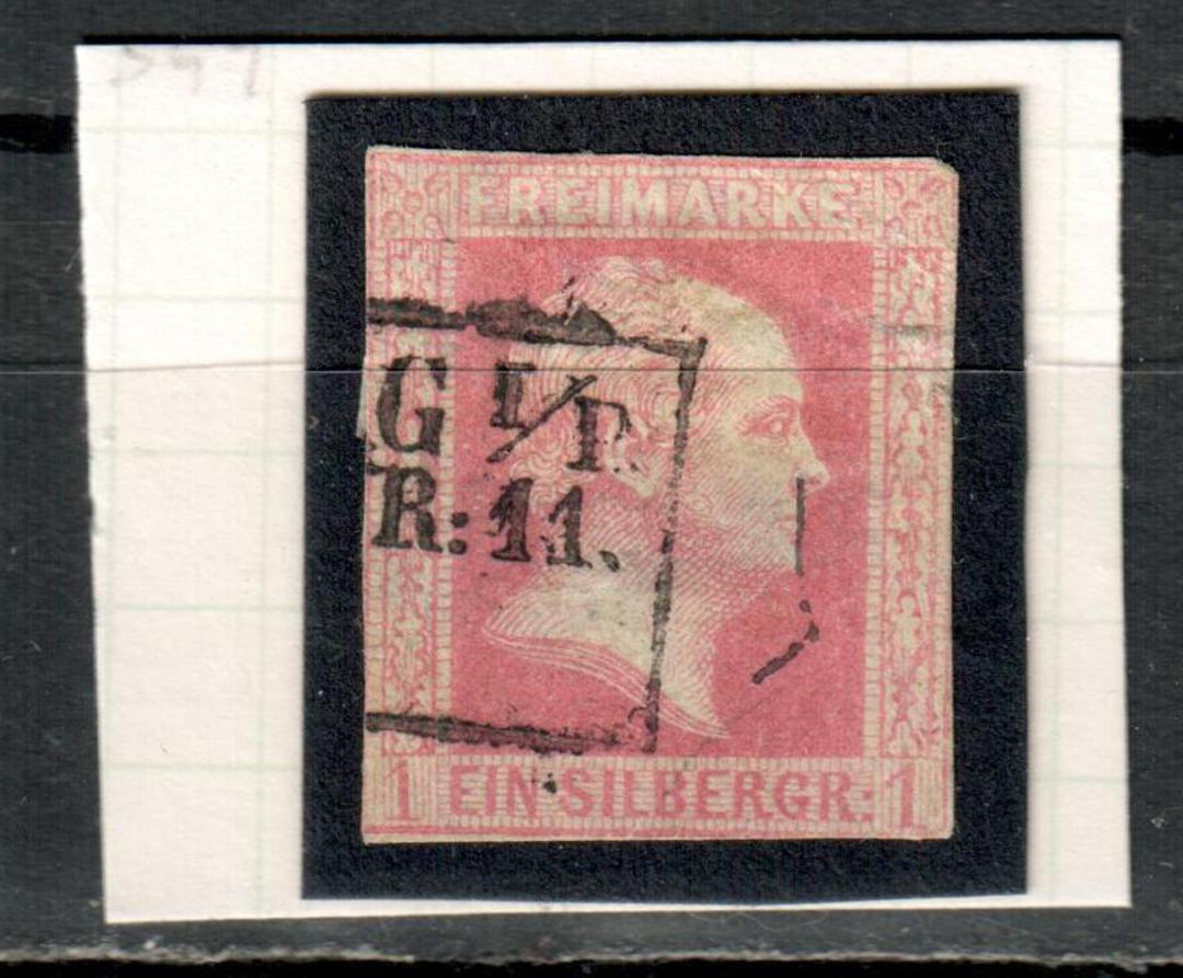 PRUSSIA 1550 Definitive 1sgr Rose. From the collection of H Pies-Lintz. - 9437 - GU image 0