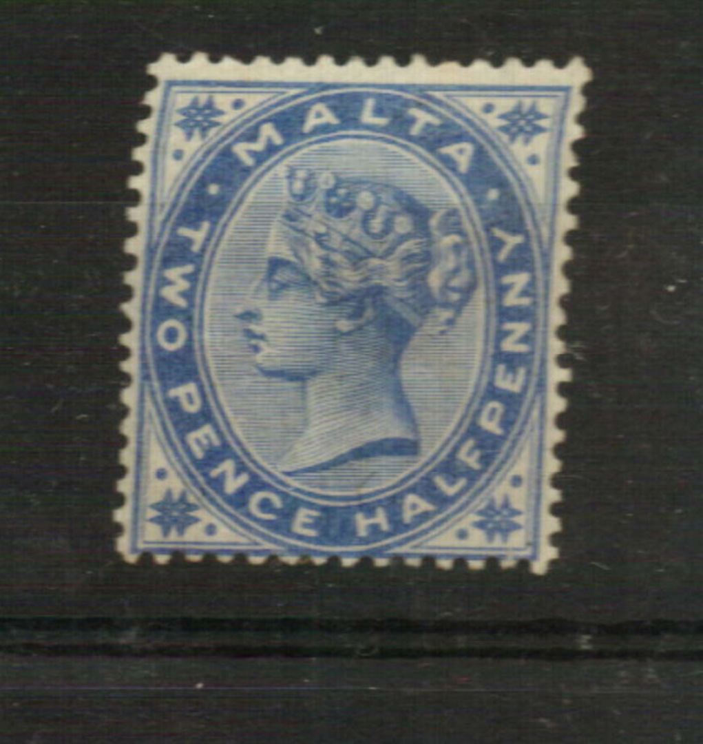 MALTA 1885 Victoria 1st Definitive 2½d Blue. Good perfs. - 21193 - Mint image 0