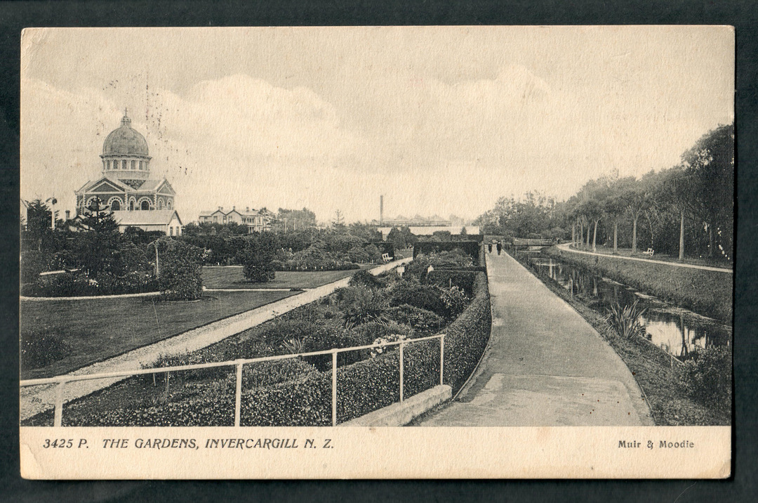 Postcard of The Gardens Invercargill. - 49395 - Postcard image 0