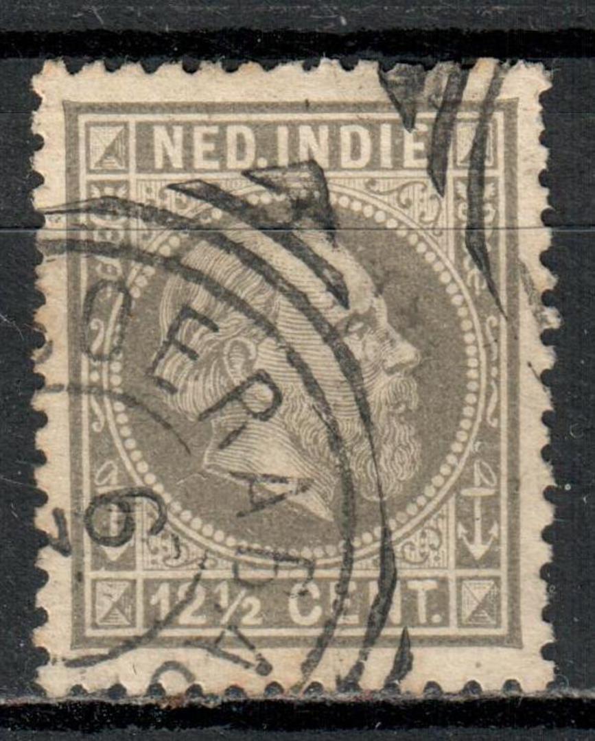 NETHERLANDS INDIES 1892 Definitive 12½c Grey. - 1507 - FU image 0