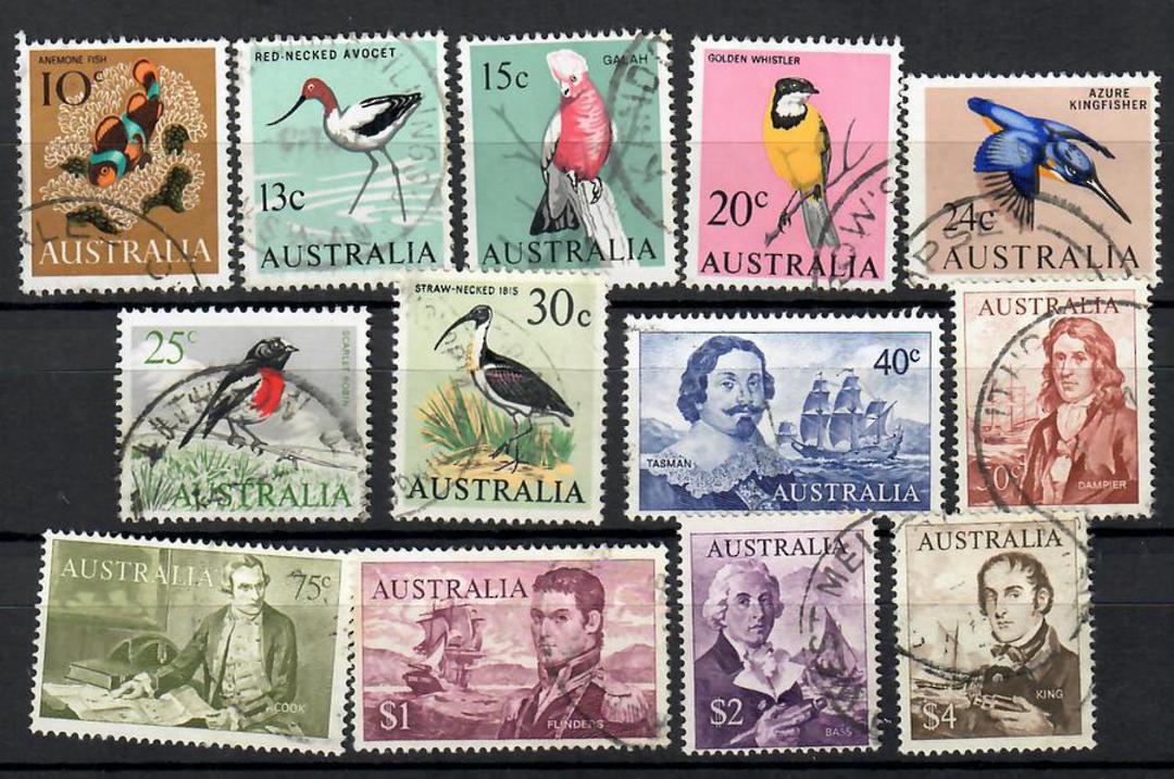 AUSTRALIA 1966 Definitives. Set of 25. - 25811 - FU image 0