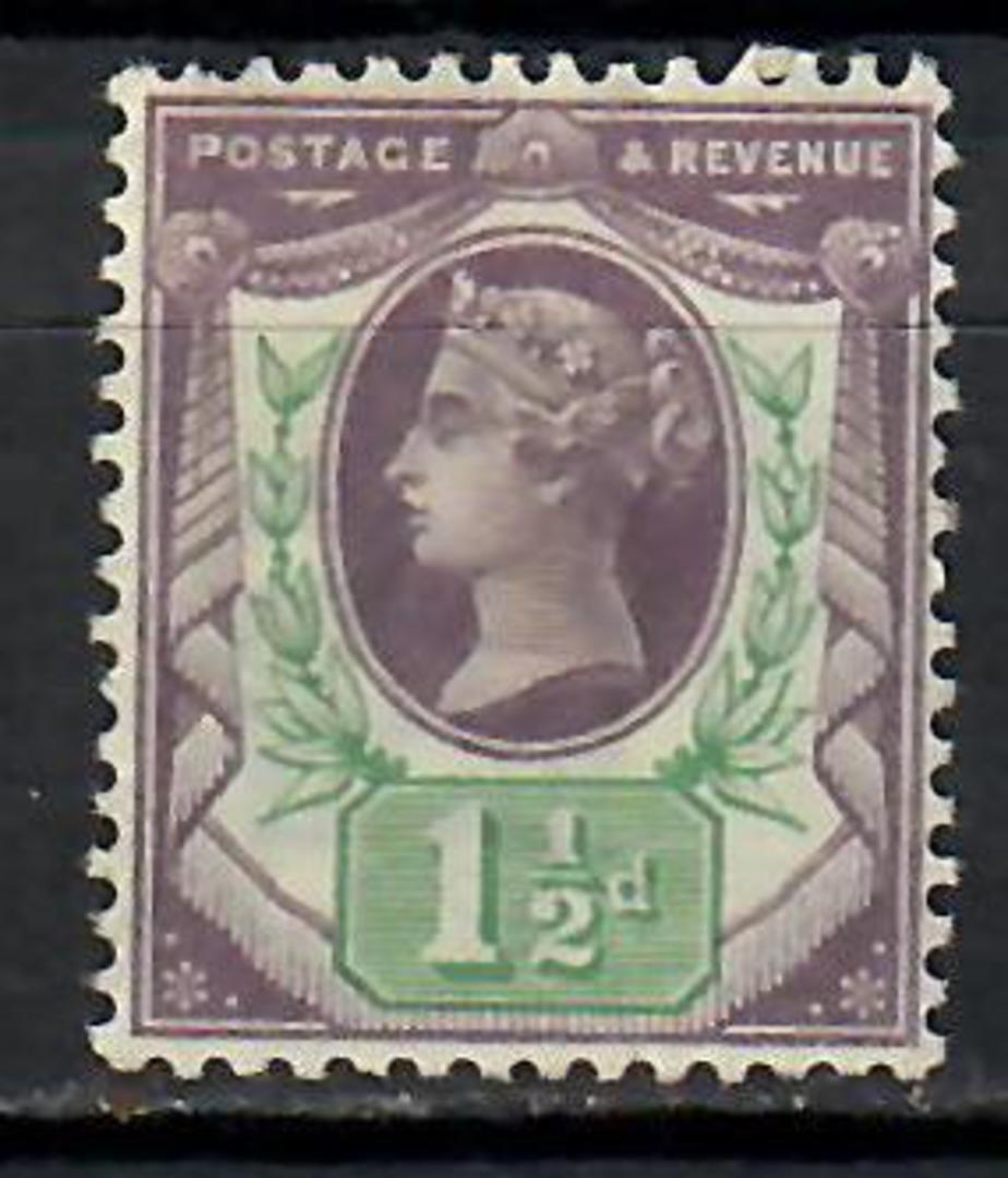 GREAT BRITAIN 1887 Victoria 1st Definitive 1½d Dull Purple and Pale Green. Minor gum crease. - 9036 - UHM image 0