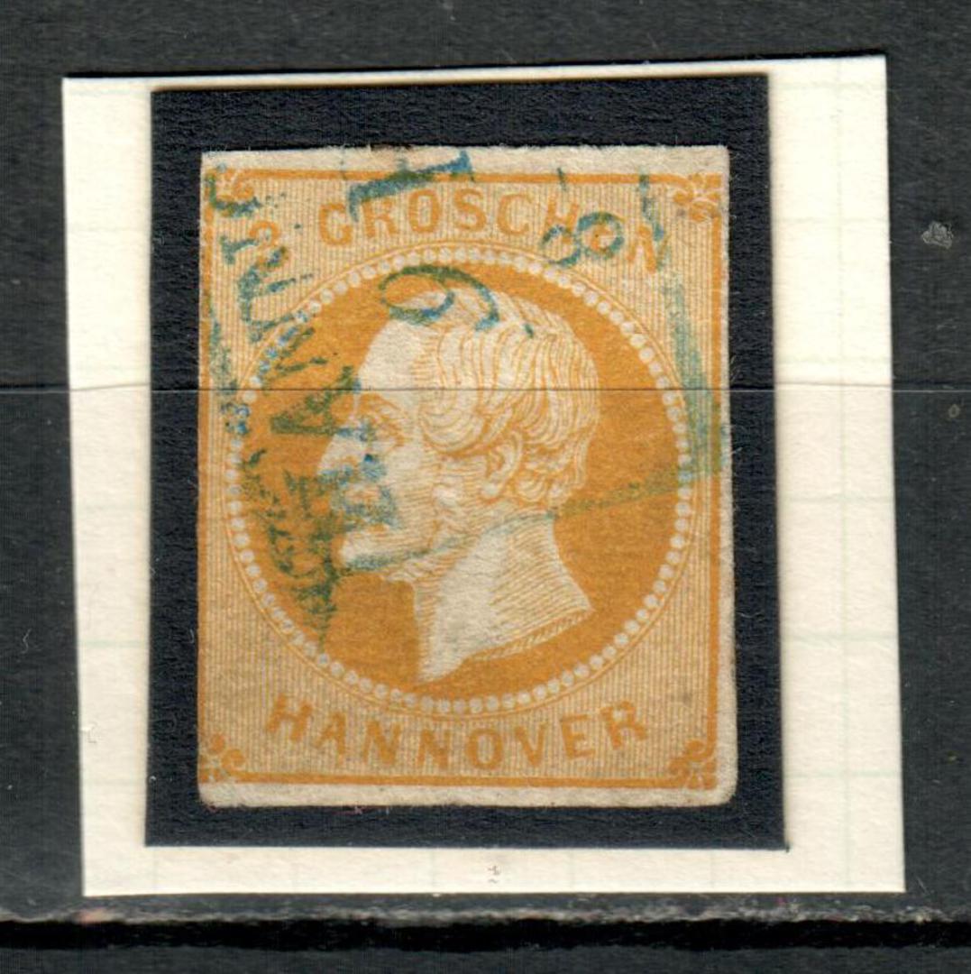 HANOVER 1859 Definitive 3gr Orange-Yellow. From the collection of H Pies-Lintz. - 9467 - GU image 0