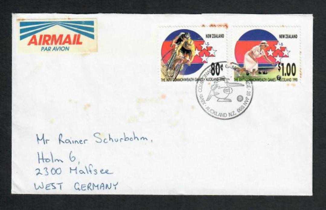NEW ZEALAND 1974 Commonwealth Games. Special Postmark BOWLS. - 31419 - PostalHist image 0
