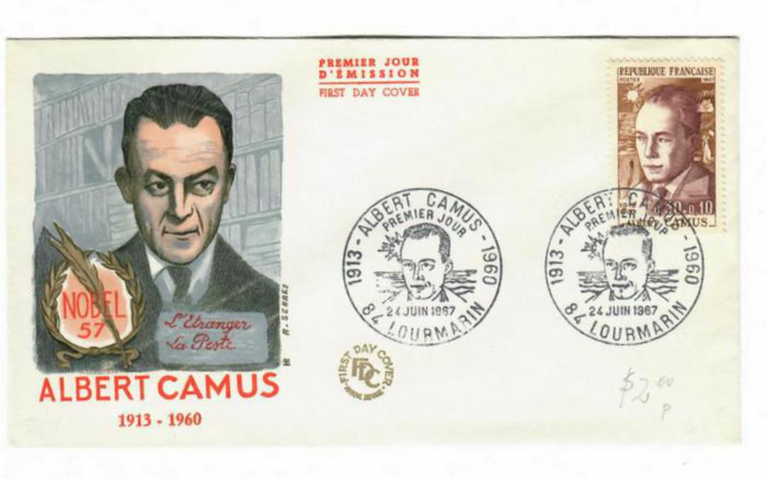 FRANCE 1987 Albert Camus on first day cover. - 30500 - FDC image 0