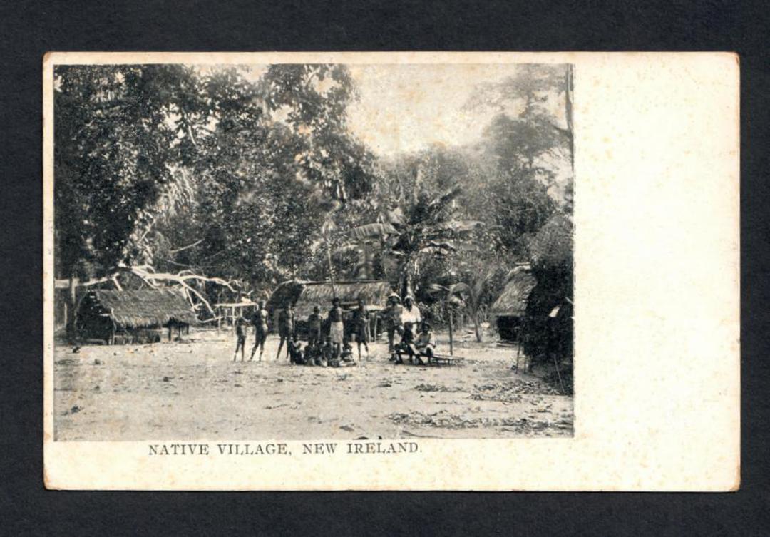 PAPUA NEW GUINEA Postcard of Native Village New Ireland. - 243806 - Postcard image 0