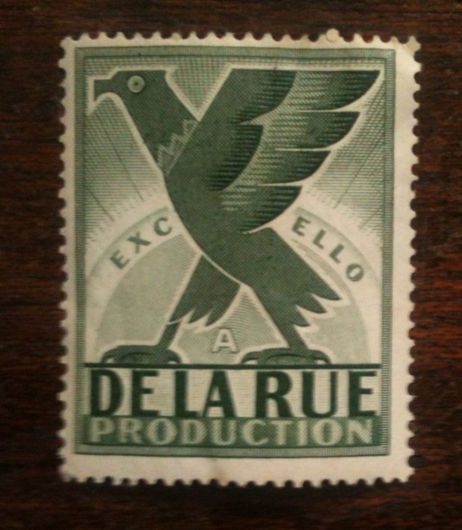 GREAT BRITAIN DeLa Rue sample stamp. - 99858 - Cinderellas image 0