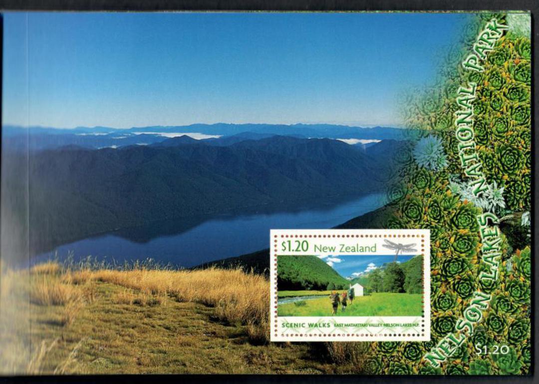 NEW ZEALAND 1999 Scenic Walks. Souvenir Miniature Sheet Booklet. - 135004 - Booklet image 4