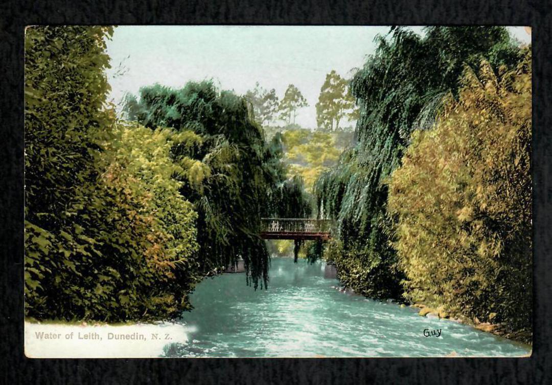 Coloured postcard of the Water of Leith 1908. - 49123 - Postcard image 0