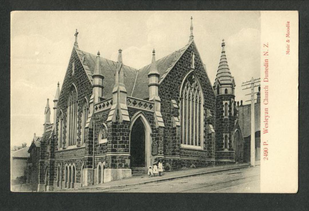 Postcard of the Wesleyan Church Dunedin. - 49198 - Postcard image 0
