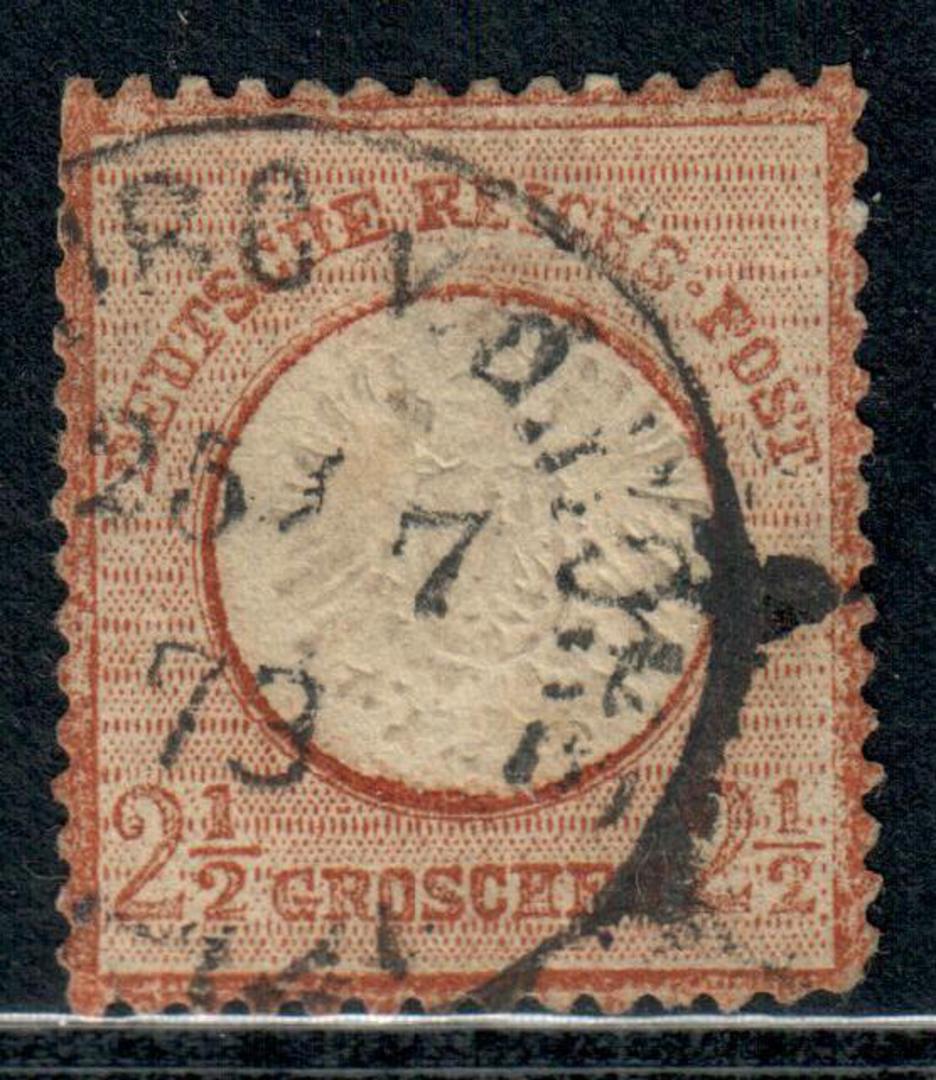 GERMANY 1872 Definitive (Large Shield) 2½g Chestnut. - 71885 - Used image 0