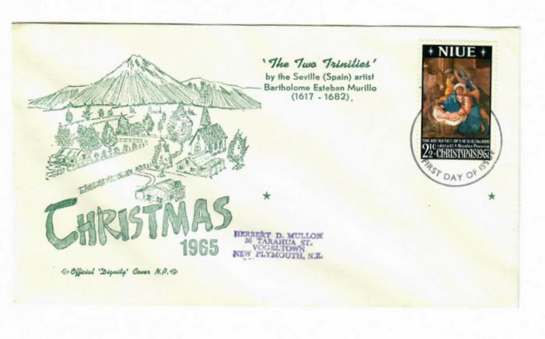 NIUE 1967 Christmas on illustrated first day cover. - 32195 - FDC image 0