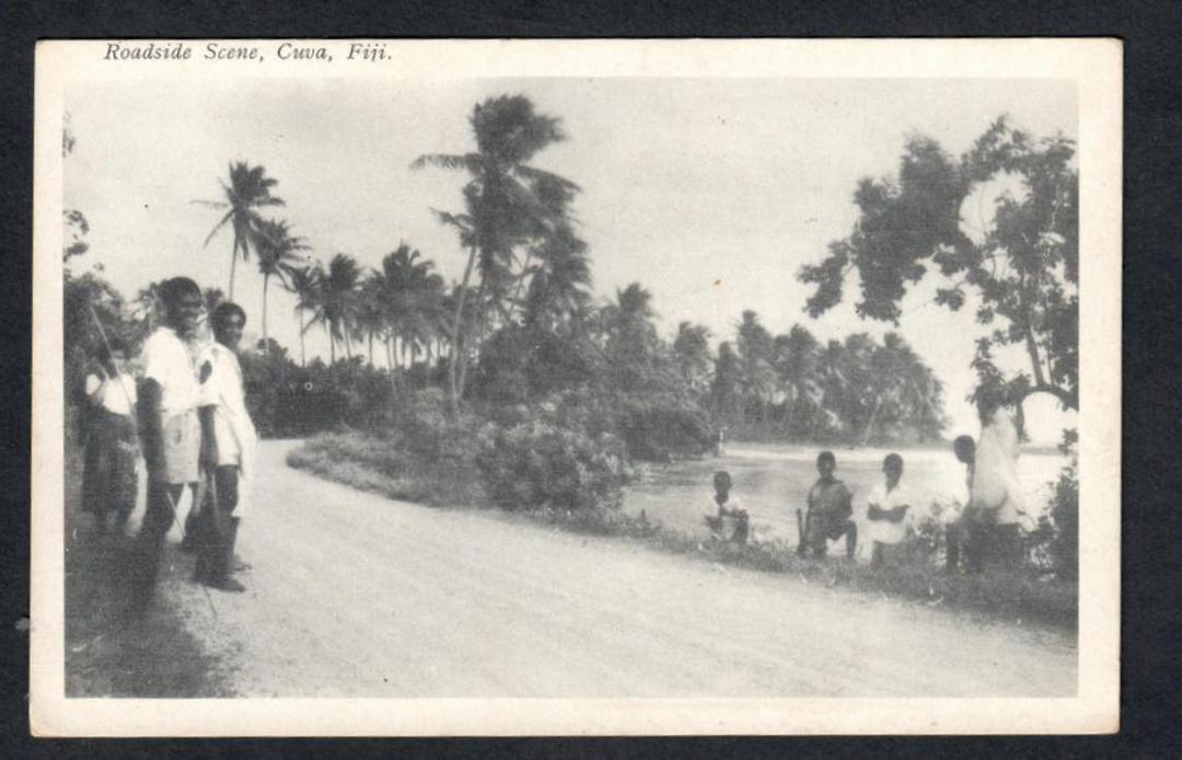 FIJI Postcard. Roadside Scene Cuva Fiji. - 43812 - Postcard image 0