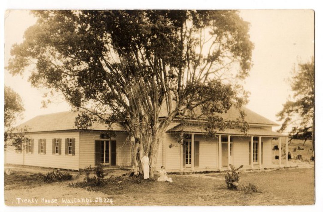 Real Photograph of Treaty House Waitangi - 45018 - Postcard image 0