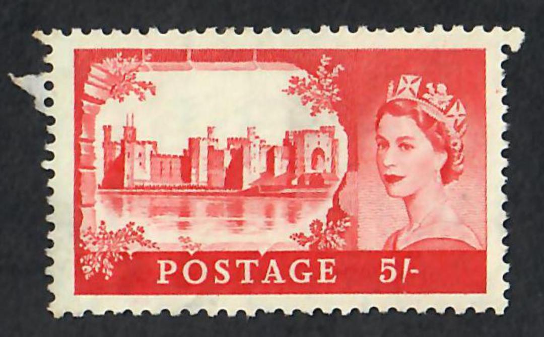 GREAT BRITAIN 1955 Elizabeth 2nd Definitives High Value Castles. Waterlow printing. - 70017 - Used image 3