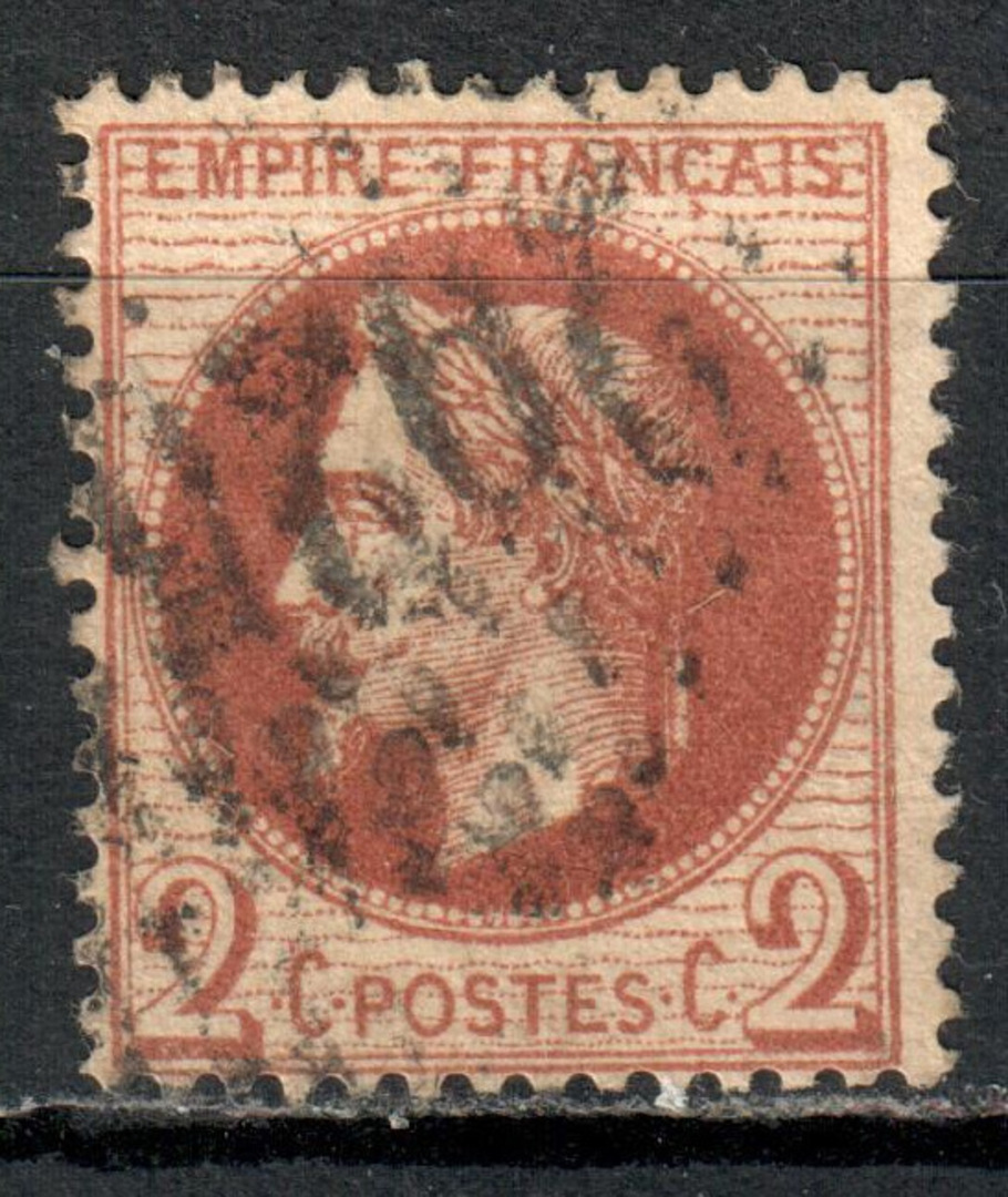 FRANCE 1863 Grand Chiffre 2925 Pont Audemer on SG105. - 71091 - Postmark image 0