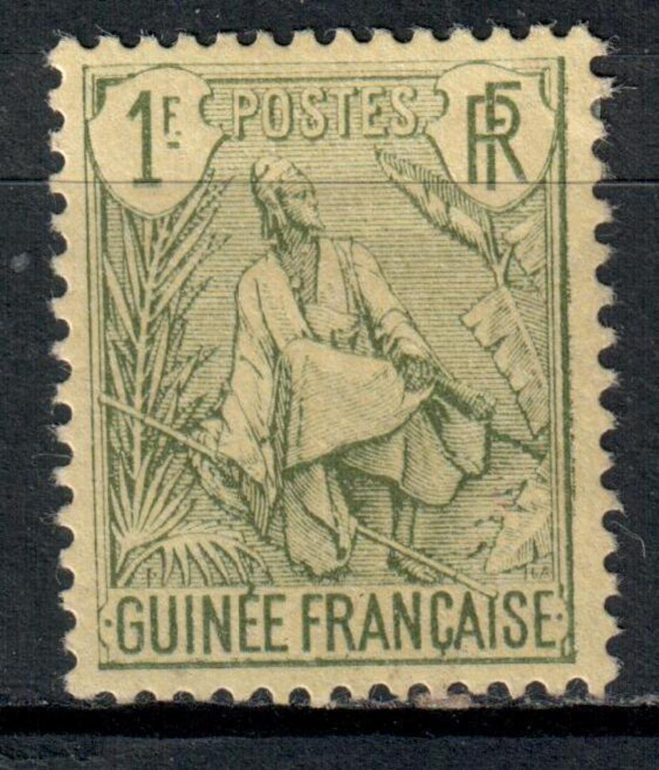 FRENCH GUINEA 1904 Definitive 1fr Olive-Green. - 71203 - Mint image 0