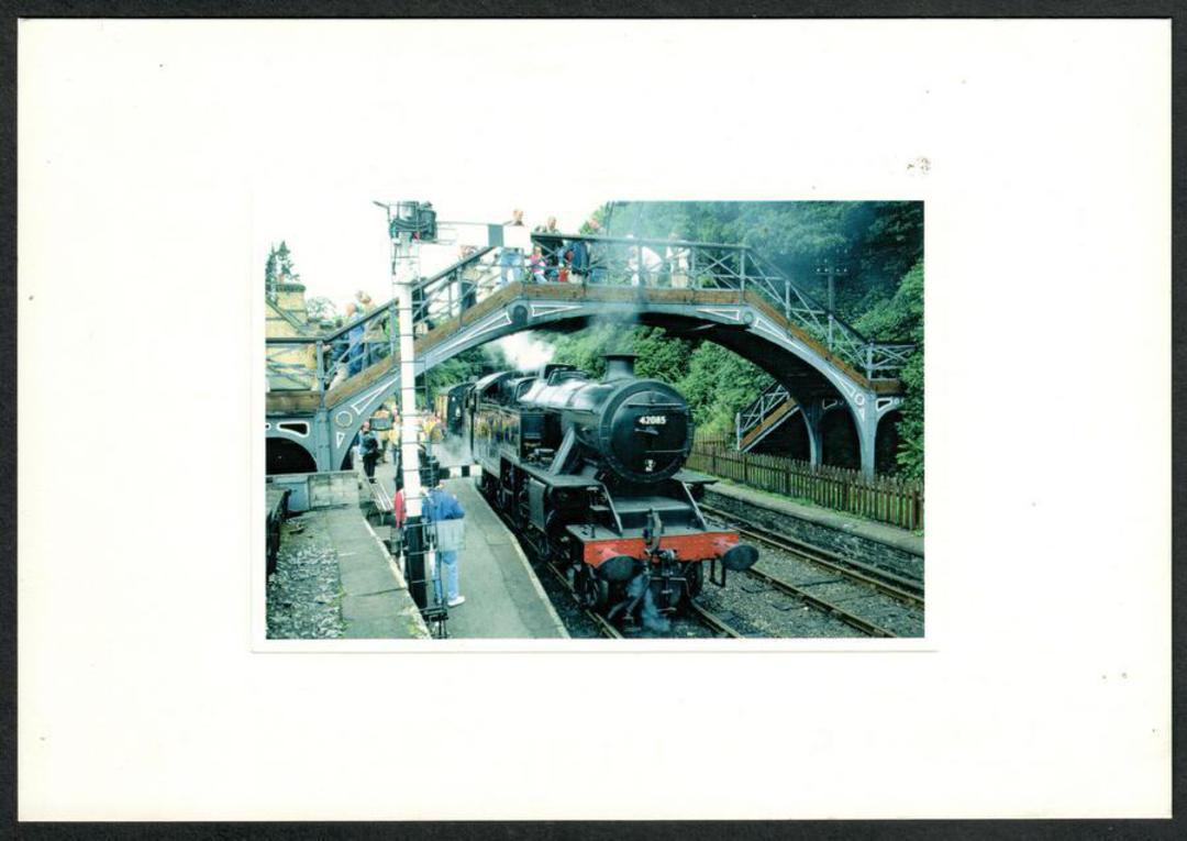 LAKESIDE and HAVERTWAITE RAILWAY ex LMS 42085. Modern Coloured Postcard. - 440598 - Postcard image 0