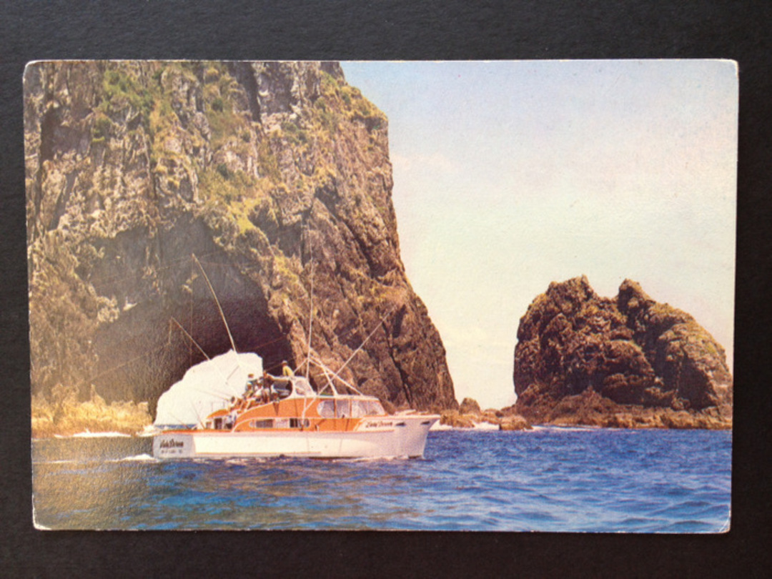 Modern Coloured Postcard by Gladys Goodall of Hole in the Rock Bay of Islands. - 450066 - image 0