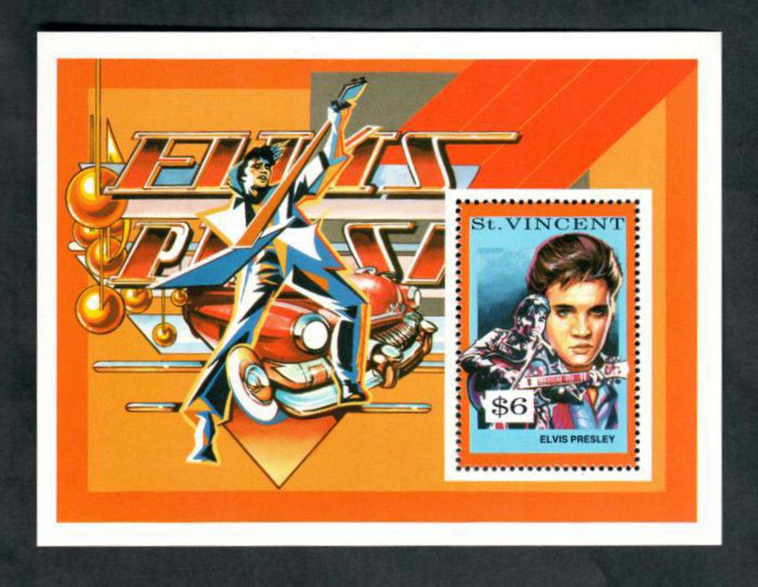 ST VINCENT 1991 Elvis Presley. Miniature sheet. - 50461 - UHM image 0