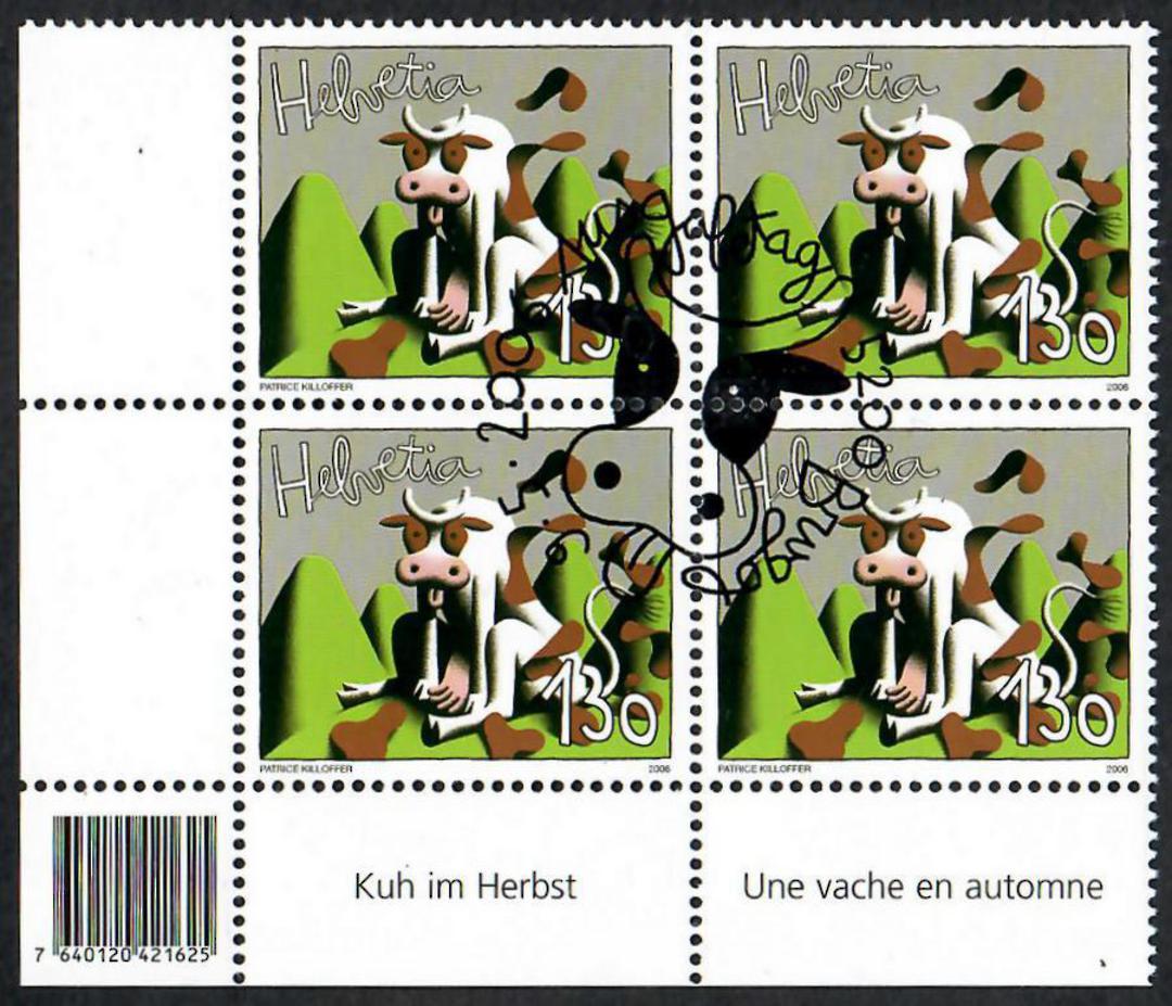SWITZERLAND 2006 Foreign Artists. Set of 4 in blocks of 4. - 23321 - CTO image 2