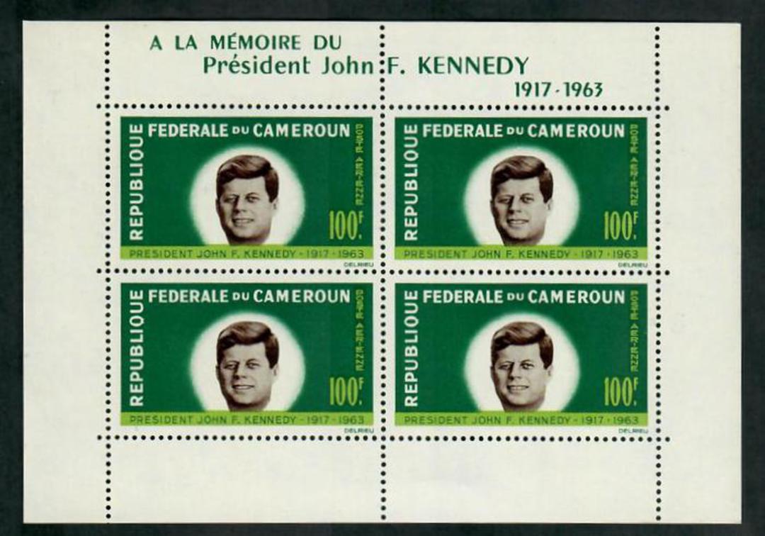 CAMEROUN 1964 Pres Kennedy. Miniature sheet. - 50957 - UHM image 0