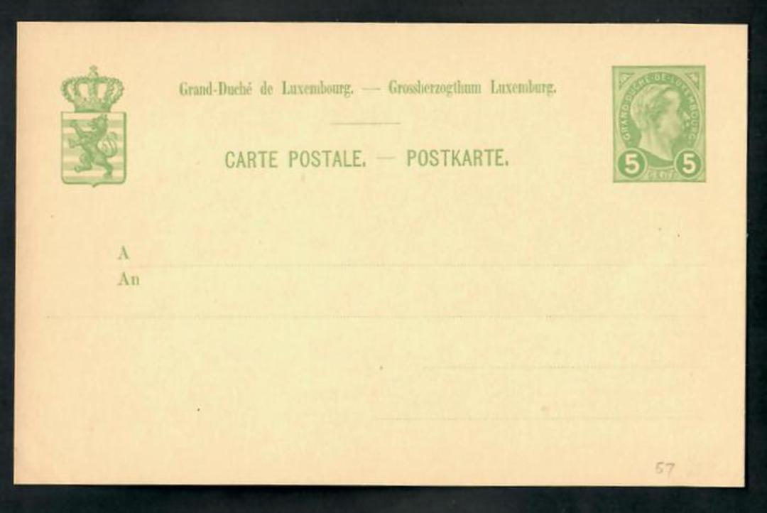 LUXEMBOURG Carte Postale. Light Green. - 20157 - Postcard image 0