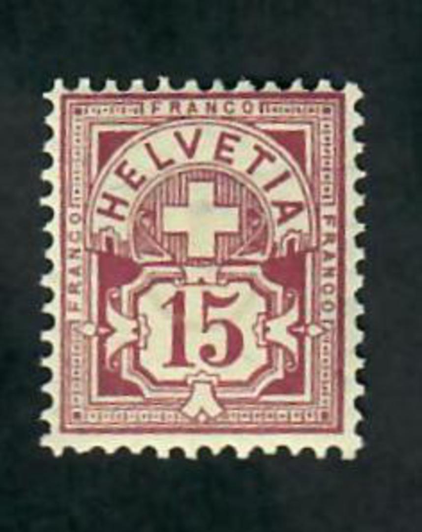 SWITZERLAND 1905 Definitive 15c Purple. - 77790 - Mint image 0