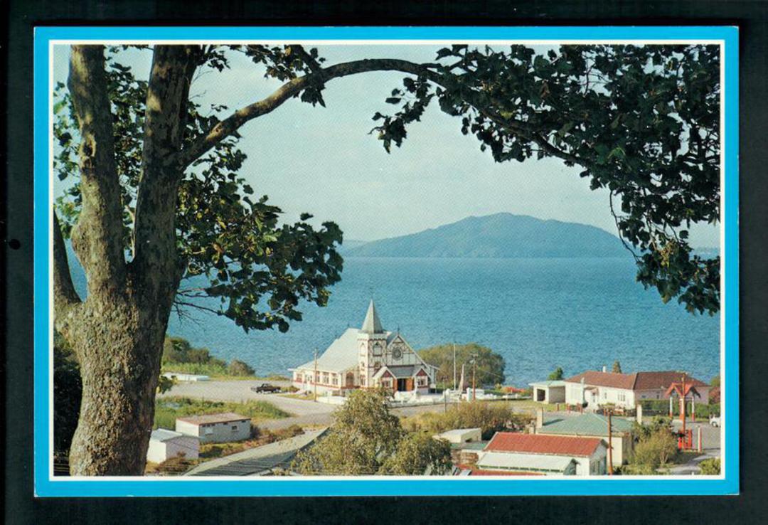 Modern Coloured Postcard of St Faith's Church Ohinemutu. - 445918 - Postcard image 0