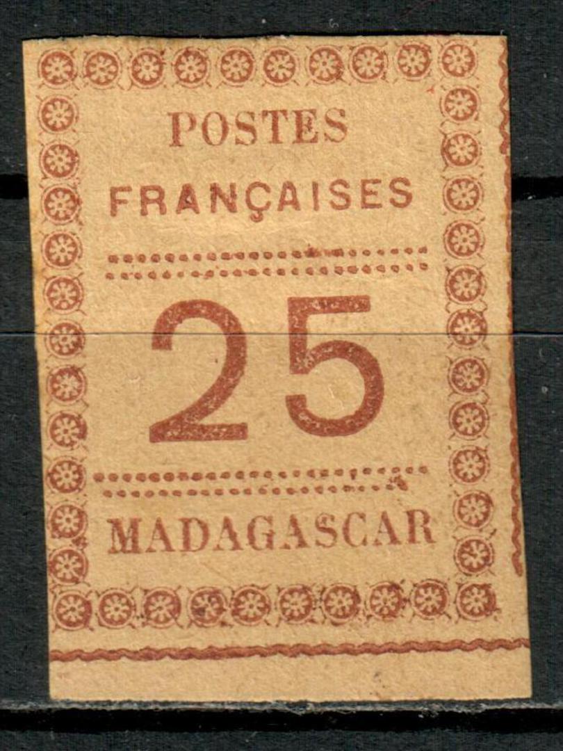 FRENCH POST OFFICES IN MADAGASCAR 1895 Definitive 75c Brown on orange. - 75979 - Mint image 0