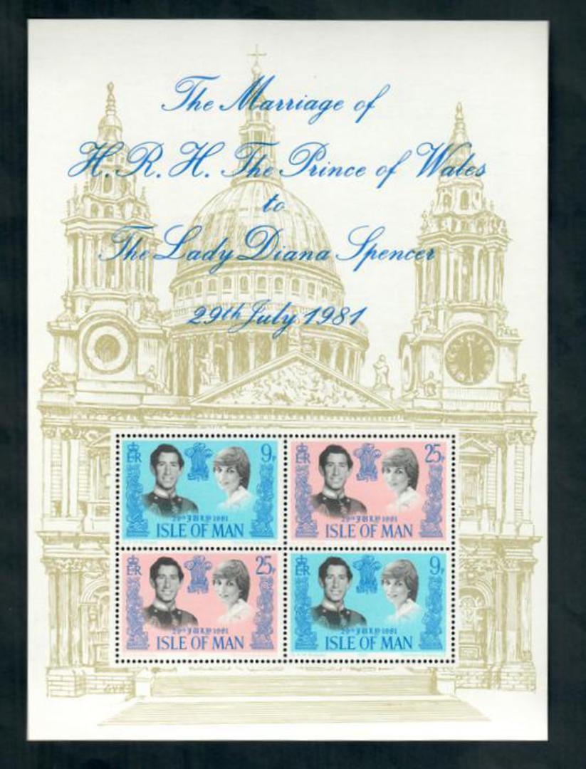 ISLE OF MAN 1981 Royal Wedding. Miniature sheet. - 50038 - UHM image 0