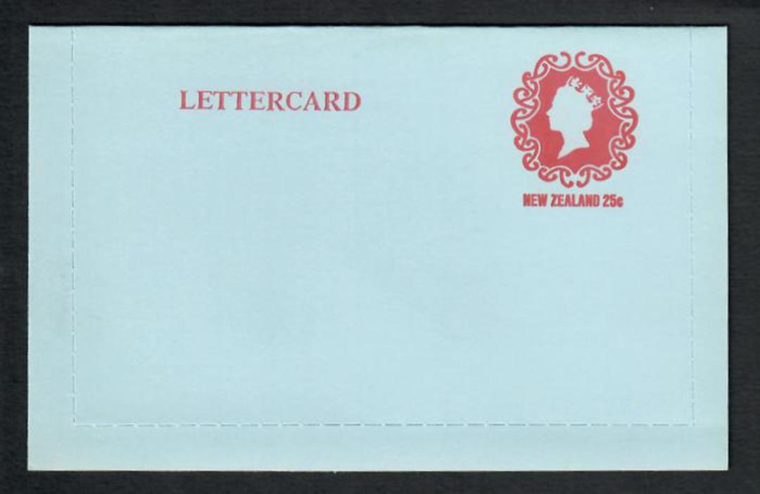 NEW ZEALAND 1982 Elizabeth 2nd 25c Orange Lettercard in mint condition. - 31427 - PostalStaty image 0